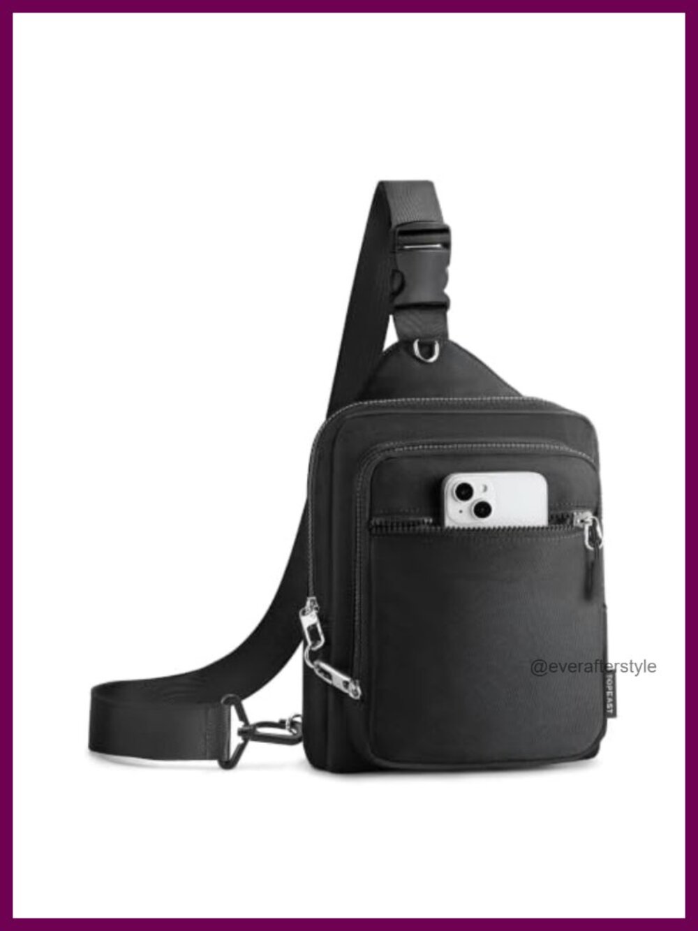 Anti-Theft Crossbody Sling Bag RFID Blocking Large Travel Bag for iPad Mini